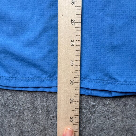 Simms Shirt Men XL Blue Performance Fishing Nylon Long Sleeve Vented Roll Tab 12 - Picture 11 of 14